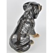 Pies szczeniak  szary porcelana  Rumunia poł.XXw 34/34cm