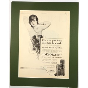  Reklama Crème rosée et parfumée Arnold Dixorase.Paryż 1926r 