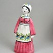 Ceramiczna dziewczyna w greckim stroju ludowym sygnowana 20cm