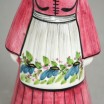 Ceramiczna dziewczyna w greckim stroju ludowym sygnowana 20cm