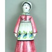 Ceramiczna dziewczyna w greckim stroju ludowym sygnowana 20cm