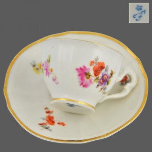 Filiżanka espresso manufaktura Fürstenberg Dolna Saksonia lata 50te