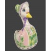 Vintage Ceramiczna gęś kaczka osłonka 28/20cm połowa XXw