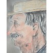 Karykatura kolorowy rysunek na papierze podpisany R. Eriksson 1936r