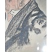 Karykatura kolorowy rysunek na papierze podpisany R. Eriksson 1936r