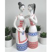 Plotkarki Hollohaza design Węgry lata 60te wys.24,5cm