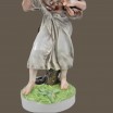 Dudziarz, kobziarz porcelana Zsolnay Węgry wys.42cm