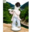  Figurka muzykant z fletem Turyngia stara porcelana