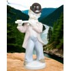  Figurka muzykant z fletem Turyngia stara porcelana
