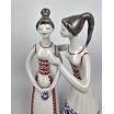 Plotkarki Hollohaza design Węgry lata 60te wys.24,5cm taniej