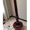 Lampa podłogowa drewniana mahoń Anglia lata 20te 188cm