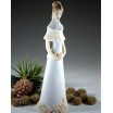 dama z kwiatami - Wiosna Royal Dux projektant Jindřich Marek wys.30cm
