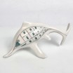 Delfin art deco Hollohaza design lata 60te unikalny pikasiak