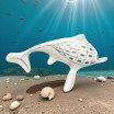 Delfin art deco Hollohaza design lata 60te unikalny pikasiak