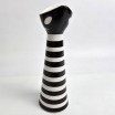 New Look Wazonik kot czarno białe paski J.T&ouml;r&ouml;k  Zsolnay lata 60-te 