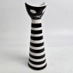 New Look Wazonik kot czarno białe paski J.T&ouml;r&ouml;k  Zsolnay lata 60-te 