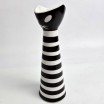 New Look Wazonik kot czarno białe paski J.T&ouml;r&ouml;k  Zsolnay lata 60-te 