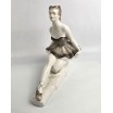 Balerina figurka w stylu Art Deco Ol&aacute;h S&aacute;ndor porcelana Węgry 1958r 26/27cm.