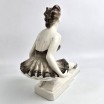 Balerina figurka w stylu Art Deco Ol&aacute;h S&aacute;ndor porcelana Węgry 1958r 26/27cm.