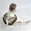 Balerina figurka w stylu Art Deco Ol&aacute;h S&aacute;ndor porcelana Węgry 1958r 26/27cm.