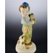 Chłopiec z akordeonem Royal Dux Bohemia wys17,5cm