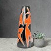 Wazon art deco &ldquo;Dance&rdquo; Zsolnay T&ouml;r&ouml;k J&aacute;nos Węgry lata 60te 31cm  