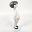 Chłopiec art deco Aur&eacute;l K&aacute;ldor Hollohaza Węgry lata 60te wys.12,5cm