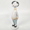 Chłopiec art deco Aur&eacute;l K&aacute;ldor Hollohaza Węgry lata 60te wys.12,5cm
