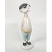 Chłopiec art deco Aur&eacute;l K&aacute;ldor Hollohaza Węgry lata 60te wys.12,5cm