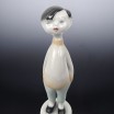 WYPRZEDAŻ  Chłopiec art deco Aur&eacute;l K&aacute;ldor Hollohaza Węgry lata 60te wys.12,5cm