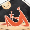 Patera art deco Zsolnay T&ouml;r&ouml;k J&aacute;nos Węgry lata 60te 29cm 