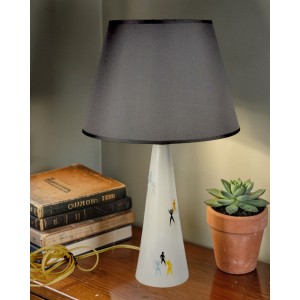 Wyprzedaż New look lampa stołowa porcelana Hollohaza pikasy lata 60te