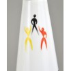 New look lampa stołowa porcelana Hollohaza pikasy lata 60te