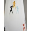 New look lampa stołowa porcelana Hollohaza pikasy lata 60te