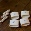 Porcelanowe serwetniki, obrączki do kolekcji, 3 koziołki gratis.