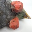 Kogut drewniana rzeźba w rustykalnym klimacie rękodzieło 30/26cm poł XXw 