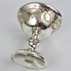 Puchar, czarka szkło rtęciowe bauren silber Śląsk/ Niemcy koniec XIXw