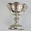 Puchar, czarka szkło rtęciowe bauren silber Śląsk/ Niemcy koniec XIXw