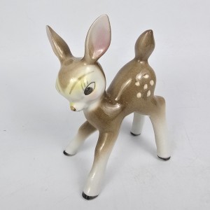 Jelonek Bambi porcelana Wagner & Apel Turyngia lata 50/60te wys.17cm 