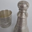 Posrebrzany pojemnik butelka szampana Parks of London edycja specjalna wys.17cm Anglia po 1989r