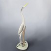 Czapla projektant Imre Demj&eacute;n Aquincum Węgry lata 60-te wys. 30cm