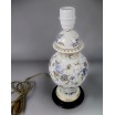 Porcelanowa lampa stołowa typ Ginger jar Limoges Francja lata 60te