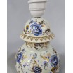 Porcelanowa lampa stołowa typ Ginger jar Limoges Francja lata 60te