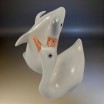 Wyprzedaż Para gęsi porcelana Hollohaza Węgry lata 60/70te wys. 10,5cm
