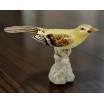Ptak na gałęzi Royal Dux Czechy połowa XXw 16/13cm