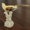 Ptak na gałęzi Royal Dux Czechy połowa XXw 16/13cm