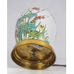 Lampa stołowa porcelana waza na imbir motywy florystyczne poł XXw  wys 27cm