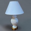 Lampka stołowa Ray Limoges Francja połowa XXw wys.25,5cm