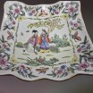 Wyprzedaż Miska, kwadratowa salaterka w stylu Famille Rose, Guangdong lata 70te