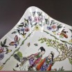 Wyprzedaż Miska, kwadratowa salaterka w stylu Famille Rose, Guangdong lata 70te